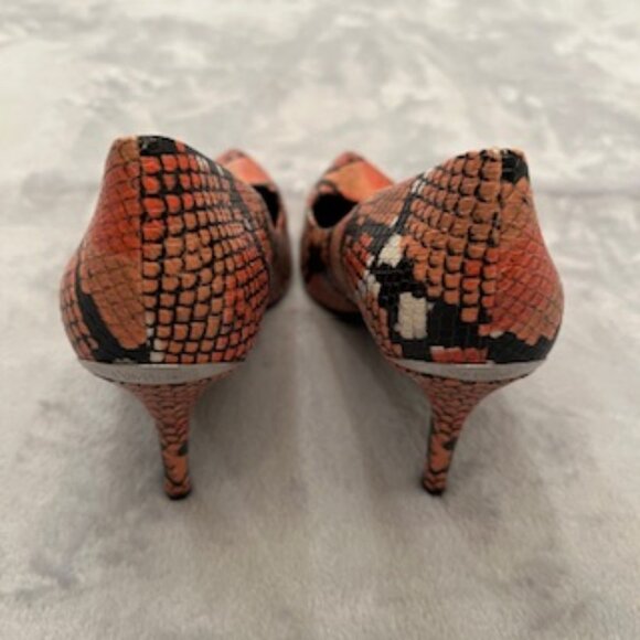 Calvin Klein Gayle Mamba Snake Heel 8.5 Medium - Picture 3 of 9